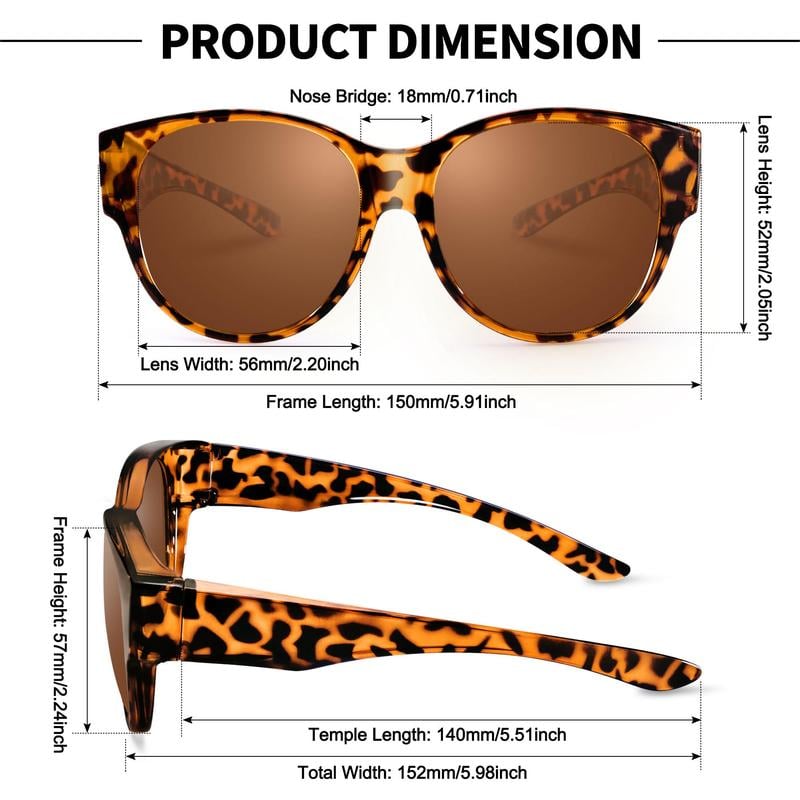 💕Mother's Day Sale - Buy 1 Get 1 Free!!🏆Flash Sale⚡45K+ SOLD! 😎UV400 Protection Fit Over Glasses Sunglasse