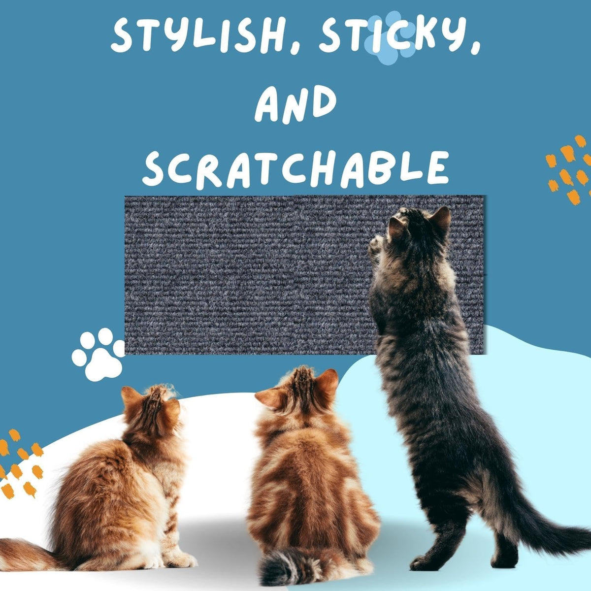 🔥Can protect furniture🐱Cat Scratching Mat🎁Buy 2 Save 10%