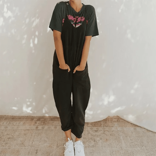 ⏰ BUY 3 PAY 2🔥Add 3 Pcs To Cart🏆2024 Wide Leg Jumpsuit with Pockets