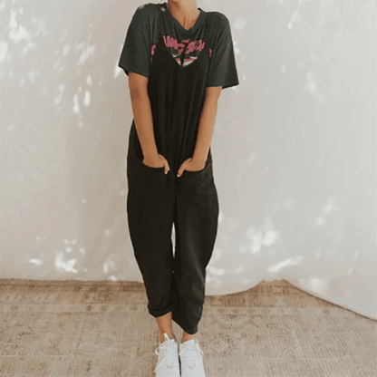 ⏰ BUY 3 PAY 2🔥Add 3 Pcs To Cart🏆2024 Wide Leg Jumpsuit with Pockets