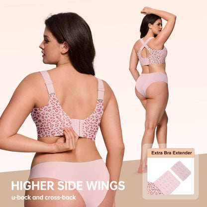 🏆LAST DAY SALE 50% OFF 🔥OEAK Women Jelly Bras Wirefree Full Coverage No Underwire Everyday Bras Comfortable Wireless Padded Tshirt Bra👍