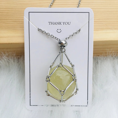 🔥Hot Sale 49% OFF - 2023 Crystal Stone Holder Necklace🎁