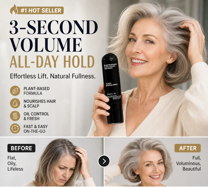 ⏳🏆LAST DAY SALE: ￡7.99!! 👩Peach Volumizing & Setting Spray—for lightweight, bouncy hair and long-lasting hold