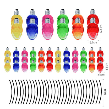 🎅Christmas Sale 49% OFF🔥Magnet Reflective Light Bulb Decorations✨