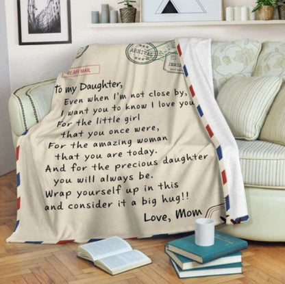 🎁To My Daughter - Warm Gift Blanket🔥49% OFF TODAY💥BUY 2 GET 10% OFF