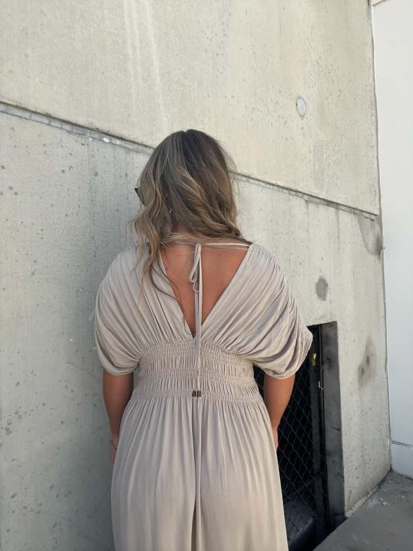 🌸Hot Sale 50% OFF💗New Fashion Slit V-neck Effortless Long Dress