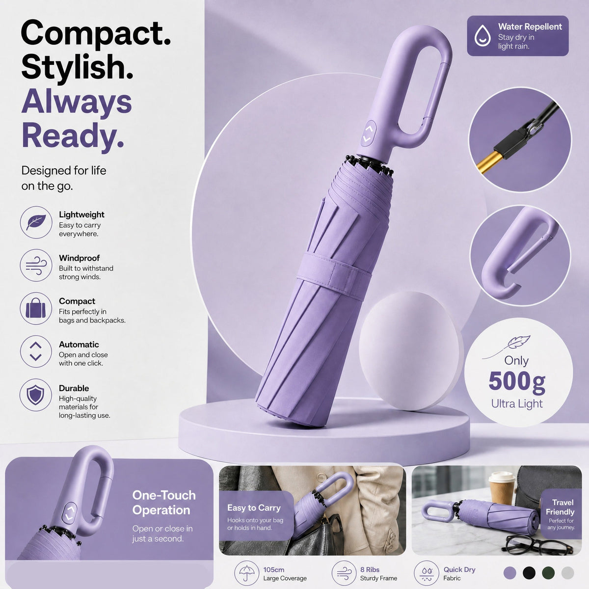 ⏳LAST DAY SALE ONLY ￡12.99!!🔥The UK’s Go-To Foldable Umbrella: Auto Open, Stormproof & UV-Blocking ☔☀️Compact, Durable & Perfect for British Weather – No More Soaked Commutes!🛡️🇬🇧