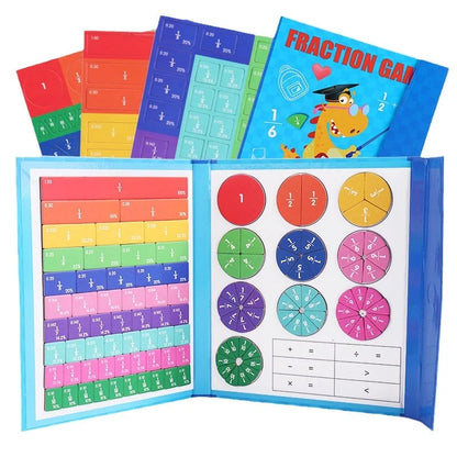 🔥Magnetic Book Fraction Puzzle For Children