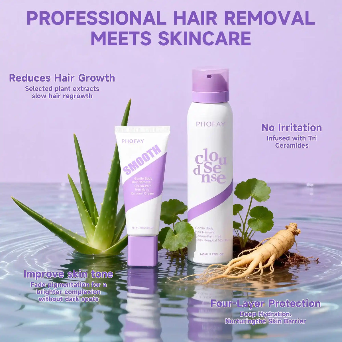Smooth Skin in 4 Minutes: Gentle Hair Removal Cream
