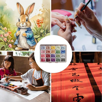 🎄🎁Christmas Hot Sale 48% OFF🎄20 Colours Watercolor Painting Set