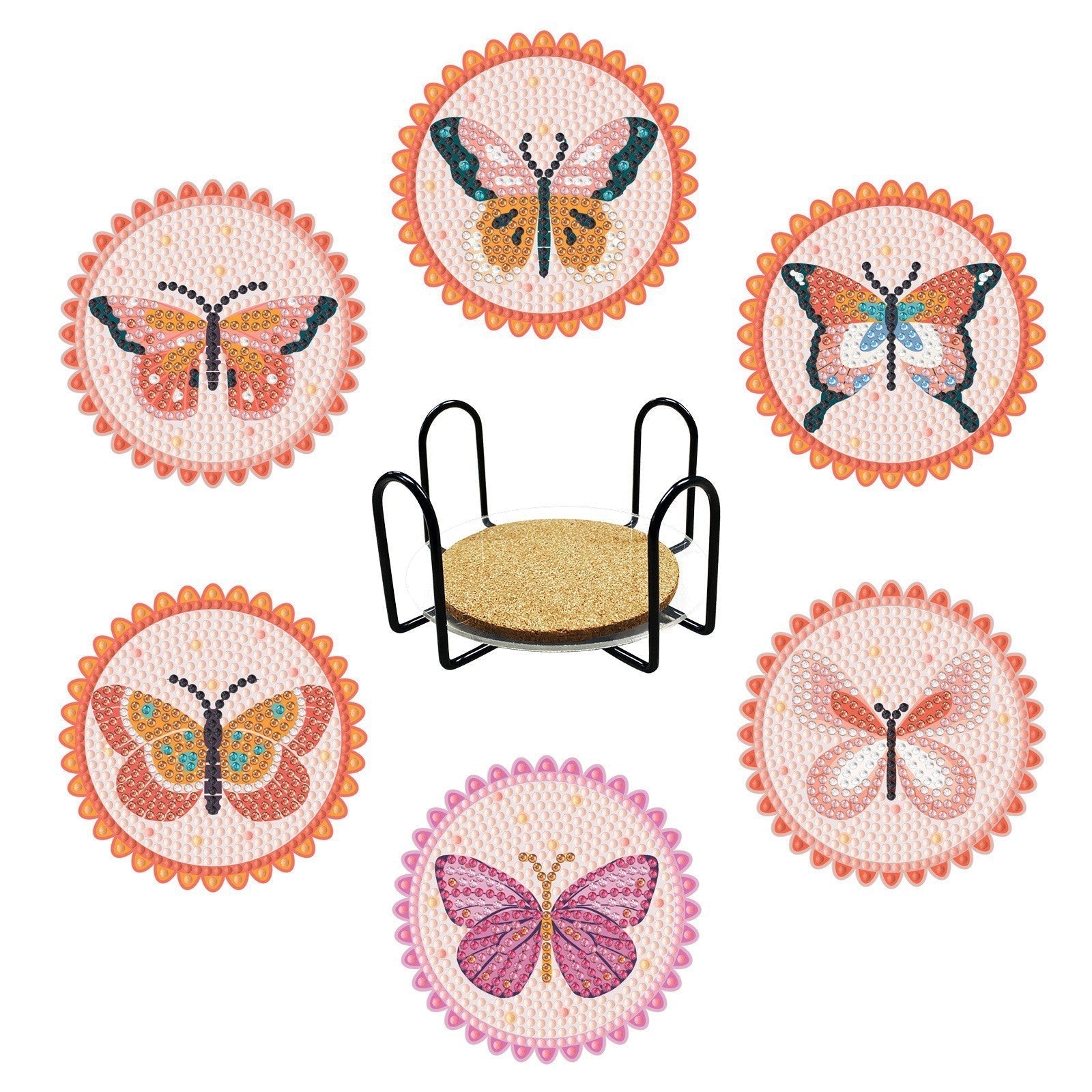 G: 🦋Butterflies * 6 PCS (With shelf)