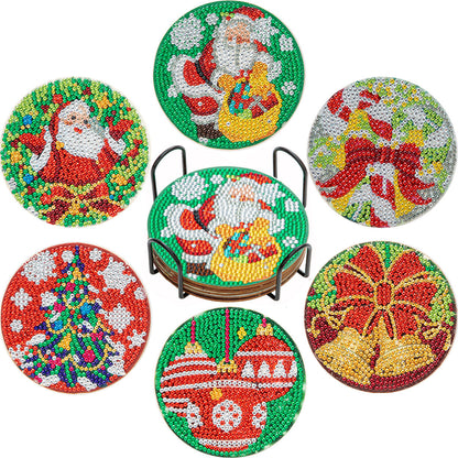🎅Christmas Sale 50% OFF🌸DIY Diamond Crafts Coasters🎁Buy 2 save 20%&Free Shipping