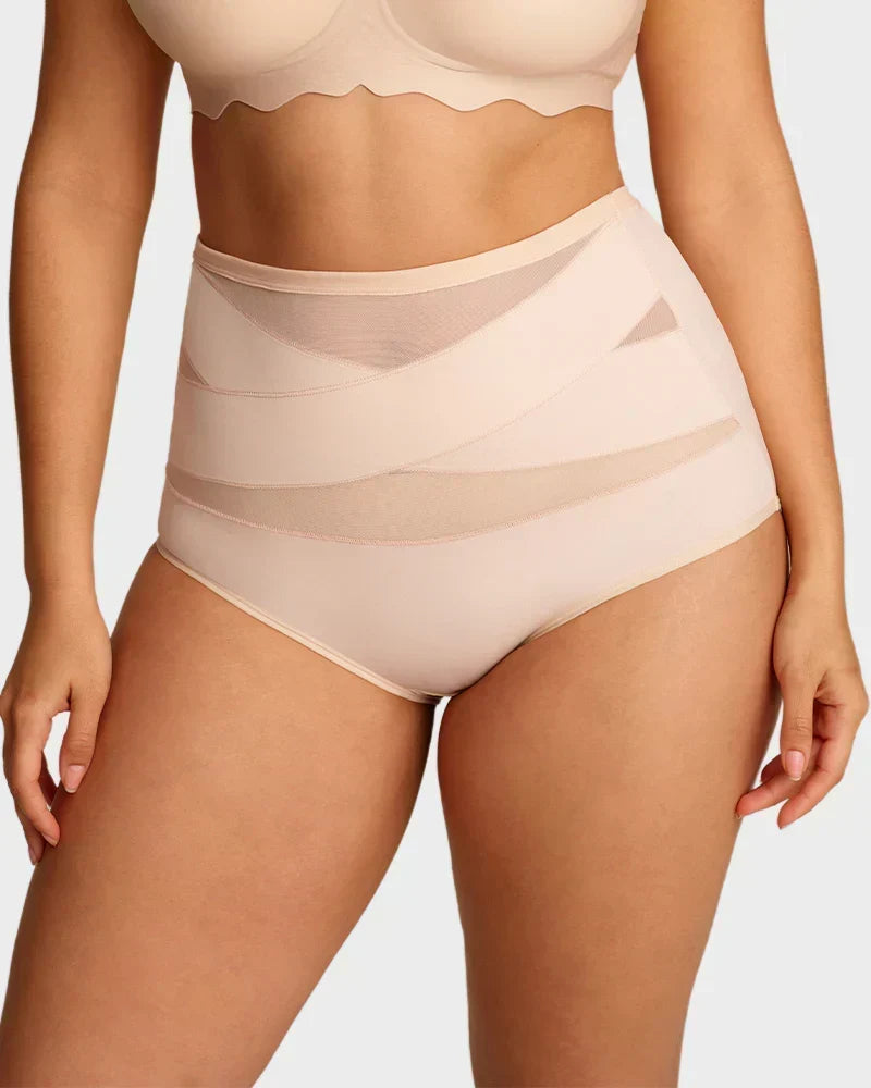 🔥🔥As low as £2.77 per item!!Limited Sale-50% OFF💕Plus-Size High-Waist Cross Tummy Control Panties