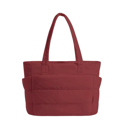 💜Hot Sale 50% OFF 👜Women's Waterproof Bubble Bag 20L Fluffy Tote Bag Quilted Laptop Shoulder Handbag