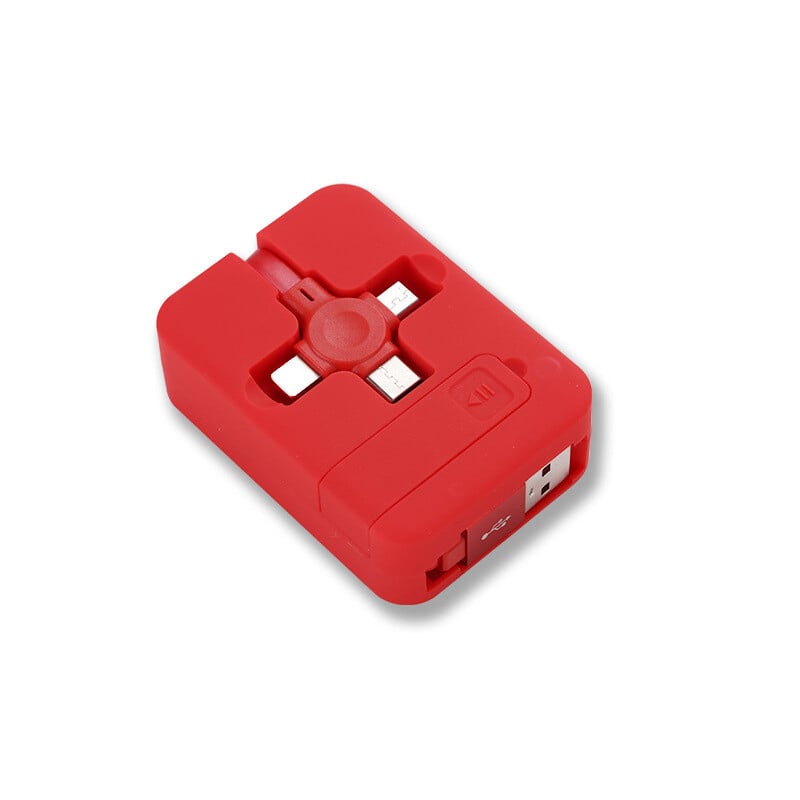 🔥New Year Sale 50% OFF🔥3 in 1 Data Line Fast Charging Line Storage Box⚡Buy 3 Pay 2