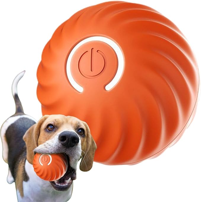 ⏳Black Friday Sale - ￡8.99!!🏆Flash Sale⚡50K+ SOLD! Almost Gone💥Automatic Smart Teasing Dog Ball That Can't be Bitten🐶