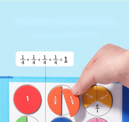 🔥Magnetic Book Fraction Puzzle For Children