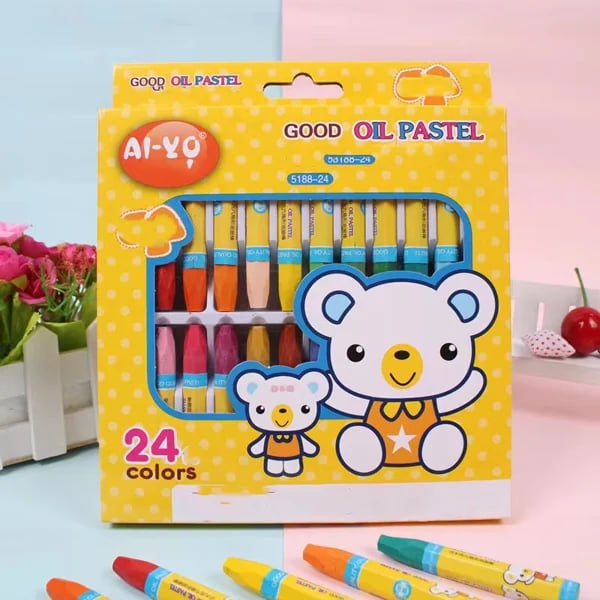 🖍Crayons(24 colours)