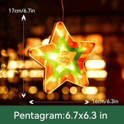 🎅Christmas Sale 49% OFF🎄Christmas Window Hanging Lights🎁Buy 3 or more get Free Shipping