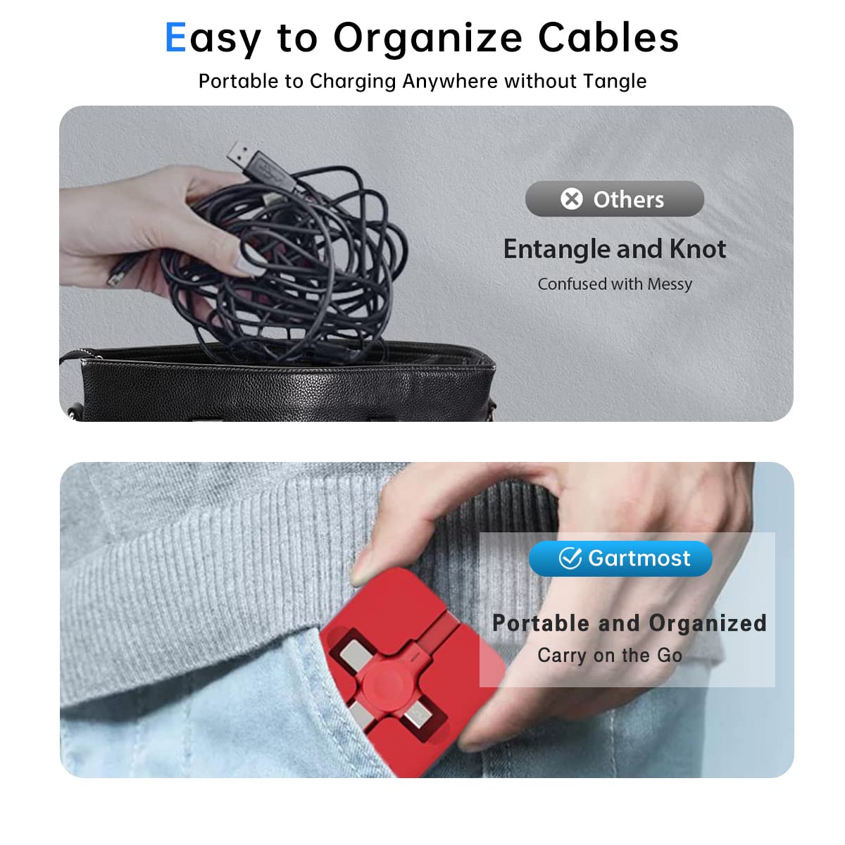 🔥New Year Sale 50% OFF🔥3 in 1 Data Line Fast Charging Line Storage Box⚡Buy 3 Pay 2