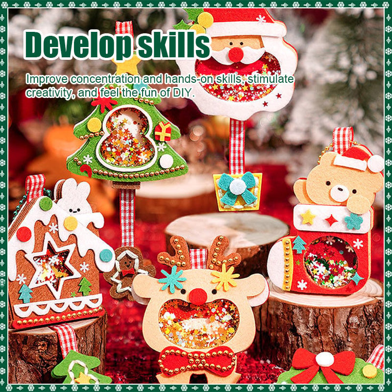 🎅Christmas Sale 49% OFF🎄Christmas Themed Felt Decoration DIY Material Package