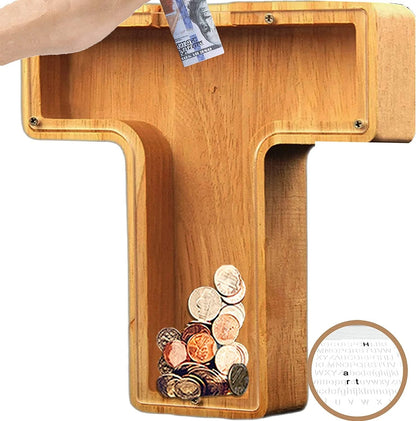 🔥HOT SALE🔥Piggy Bank-Wood Gift For Kids