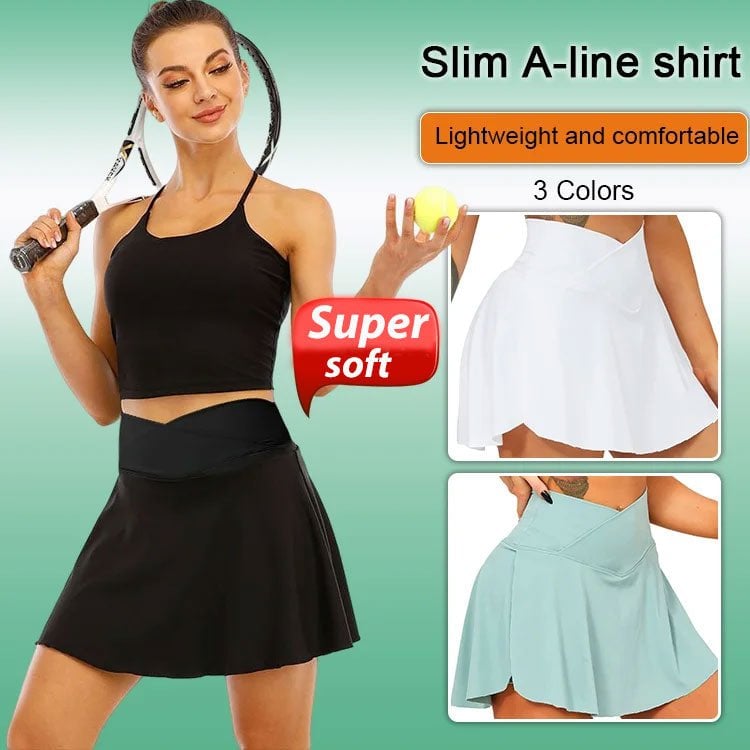 🧊Summer hot sale🧊Fashion Women’s Quick-Dry Tennis Pant-Skirts with Pockets