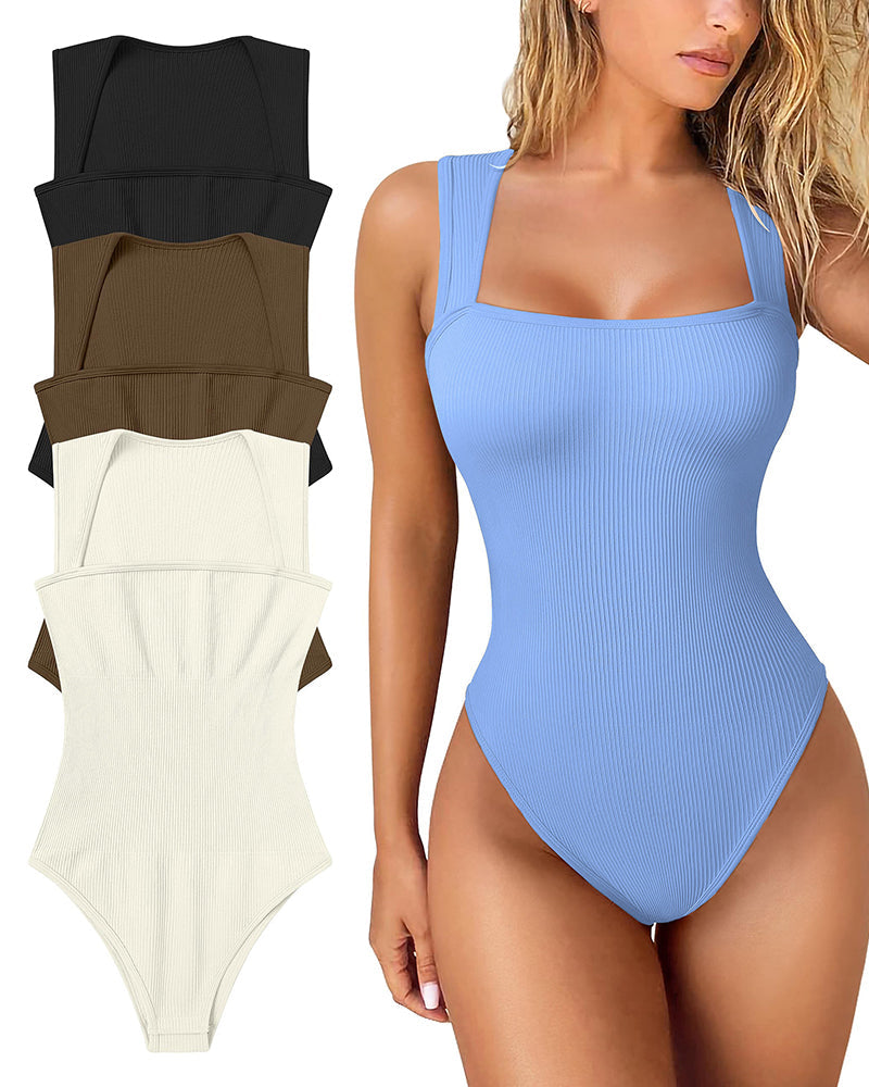 ✨Last Day 50% OFF✨Sleeveless Tummy Control Tank Tops Bodysuits🔥Buy 2 Get Free Shipping