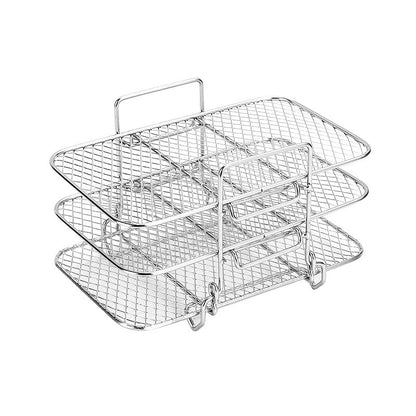 🔥Air Fryer Rack, 304 Stainless Steel Toast Rack, Multi-Layer Grill, Grill