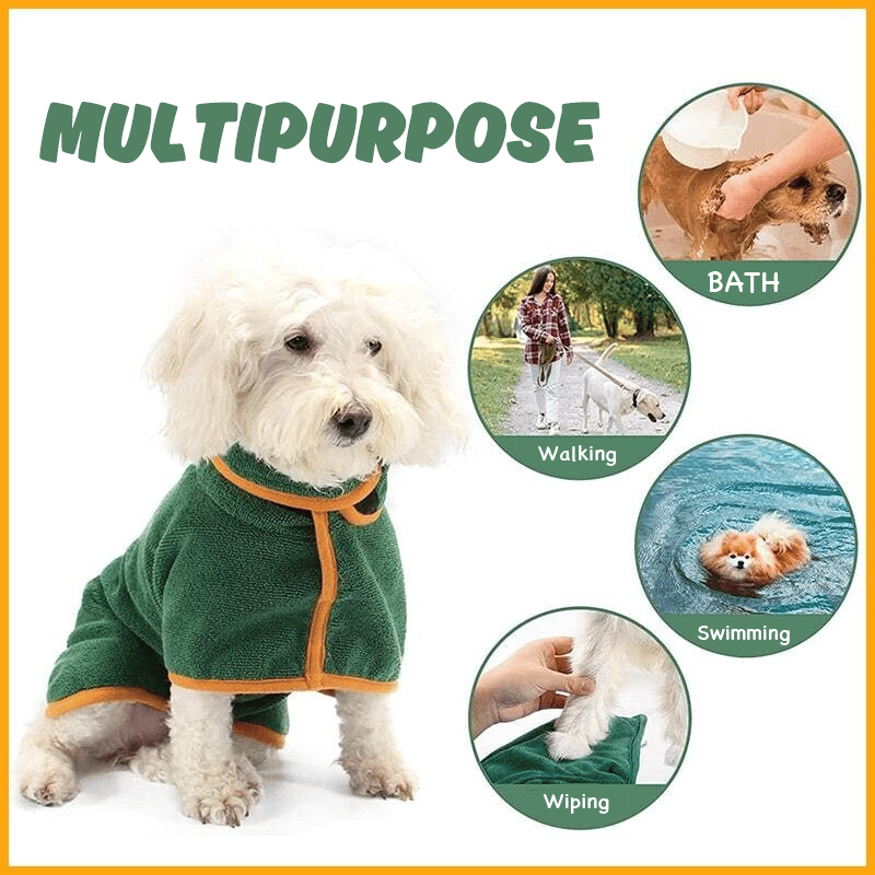 🔥Hot Sale 49% OFF🔥Super absorbent Pet Bathrobe