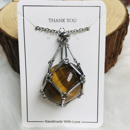 🔥Hot Sale 49% OFF - 2023 Crystal Stone Holder Necklace🎁