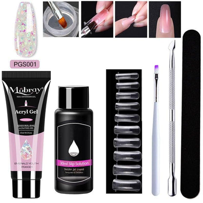 🔥Hot Sale 49% OFF🔥Luxury Crystal Nail Extension Gel Set🎁Buy 3 Pay 2(code:UV)