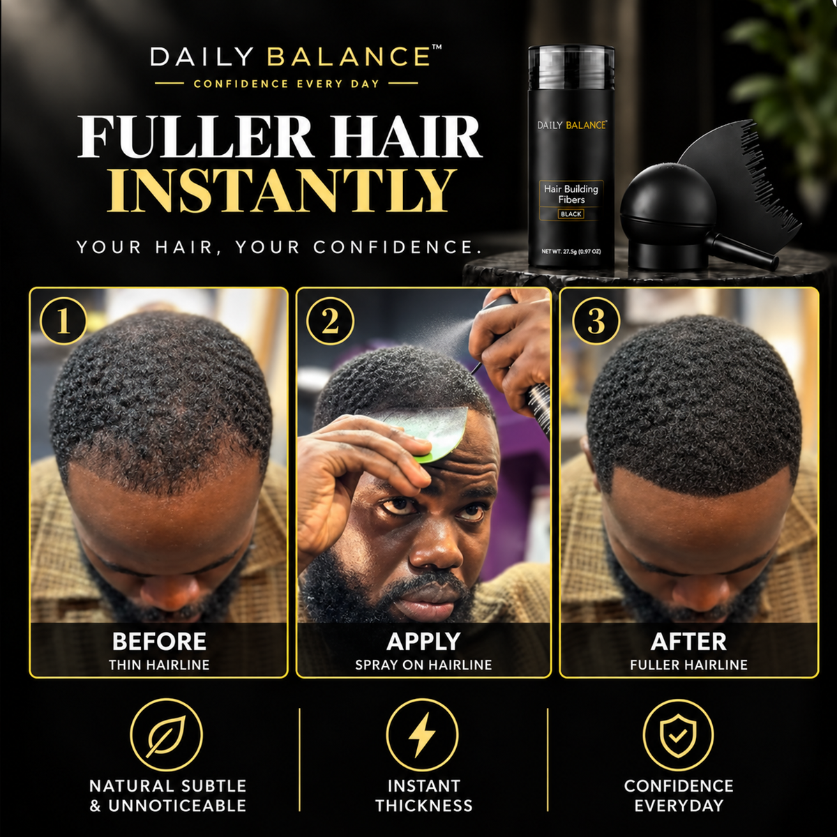 Fuller Hair Instantly Kit