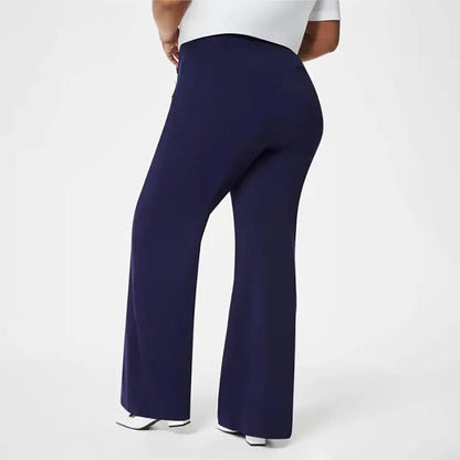 🔥New Year Sale 49% OFF🔥High Stretch Tummy Control Button Wide Leg Pant