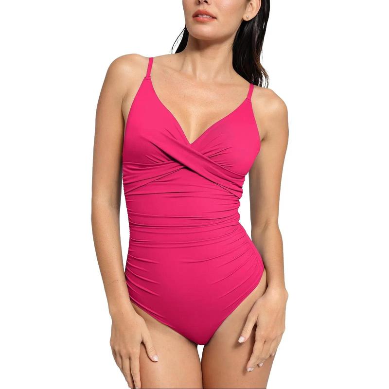 💖2025 New Type 49% OFF👙Ruched Cross-Front Sculpting One-Piece Swimsuit