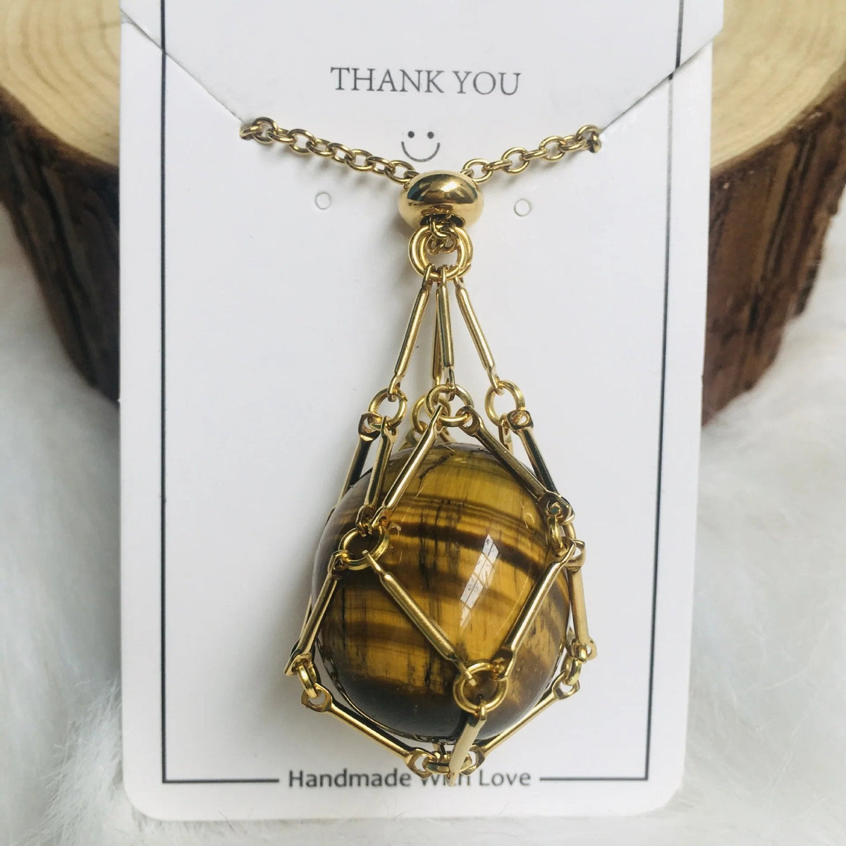 🔥Hot Sale 49% OFF - 2023 Crystal Stone Holder Necklace🎁