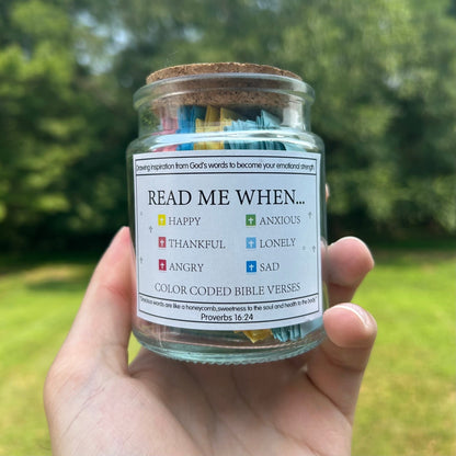 ✨Last Day 49% OFF⏰ -✝️Inspirational Bible Verses Jar 🎁 A Reminder of God's Words💖