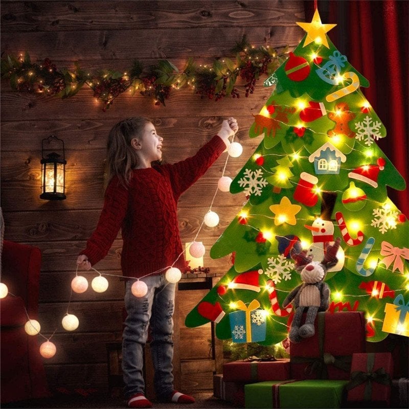 🎄Christmas Sale 49% OFF🎁DIY Felt Christmas Tree Set