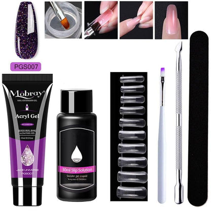 🔥Hot Sale 49% OFF🔥Luxury Crystal Nail Extension Gel Set🎁Buy 3 Pay 2(code:UV)