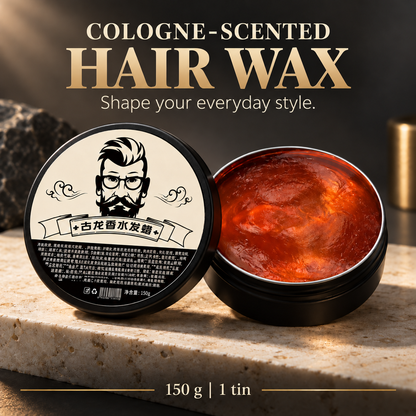 Cologne-Scented Hair Styling Wax