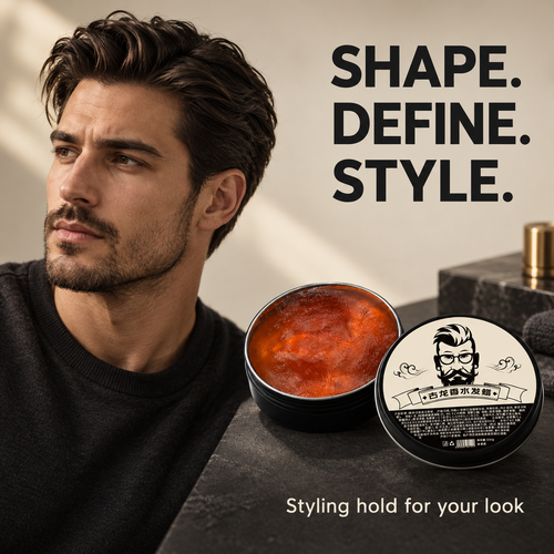 Cologne-Scented Hair Styling Wax