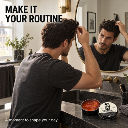 Cologne-Scented Hair Styling Wax