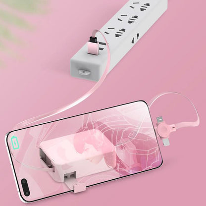 🔥New Year Sale 50% OFF🔥3 in 1 Data Line Fast Charging Line Storage Box⚡Buy 3 Pay 2