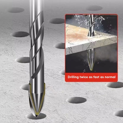 High-strength Eccentric Twist Drill Bit