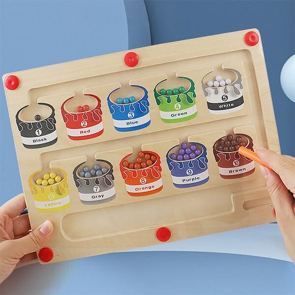 🔥Hot Sale 49% OFF - 2023 Newest Magnetic Colour and Number Maze🎁