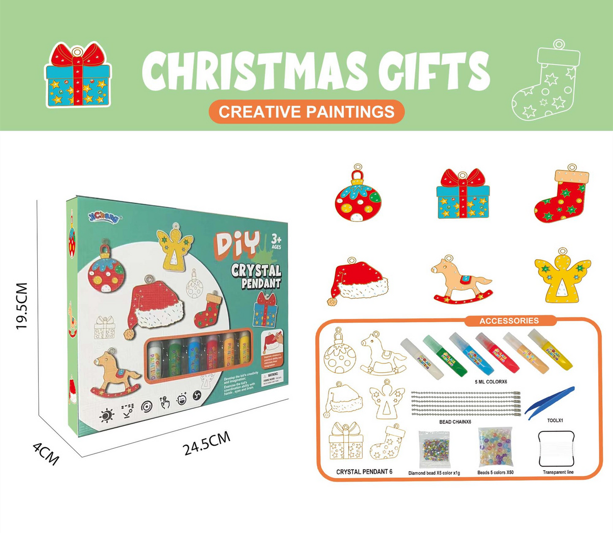 🎅Christmas Sale 49% OFF🎁DIY Crystal Paint Arts and Crafts Set