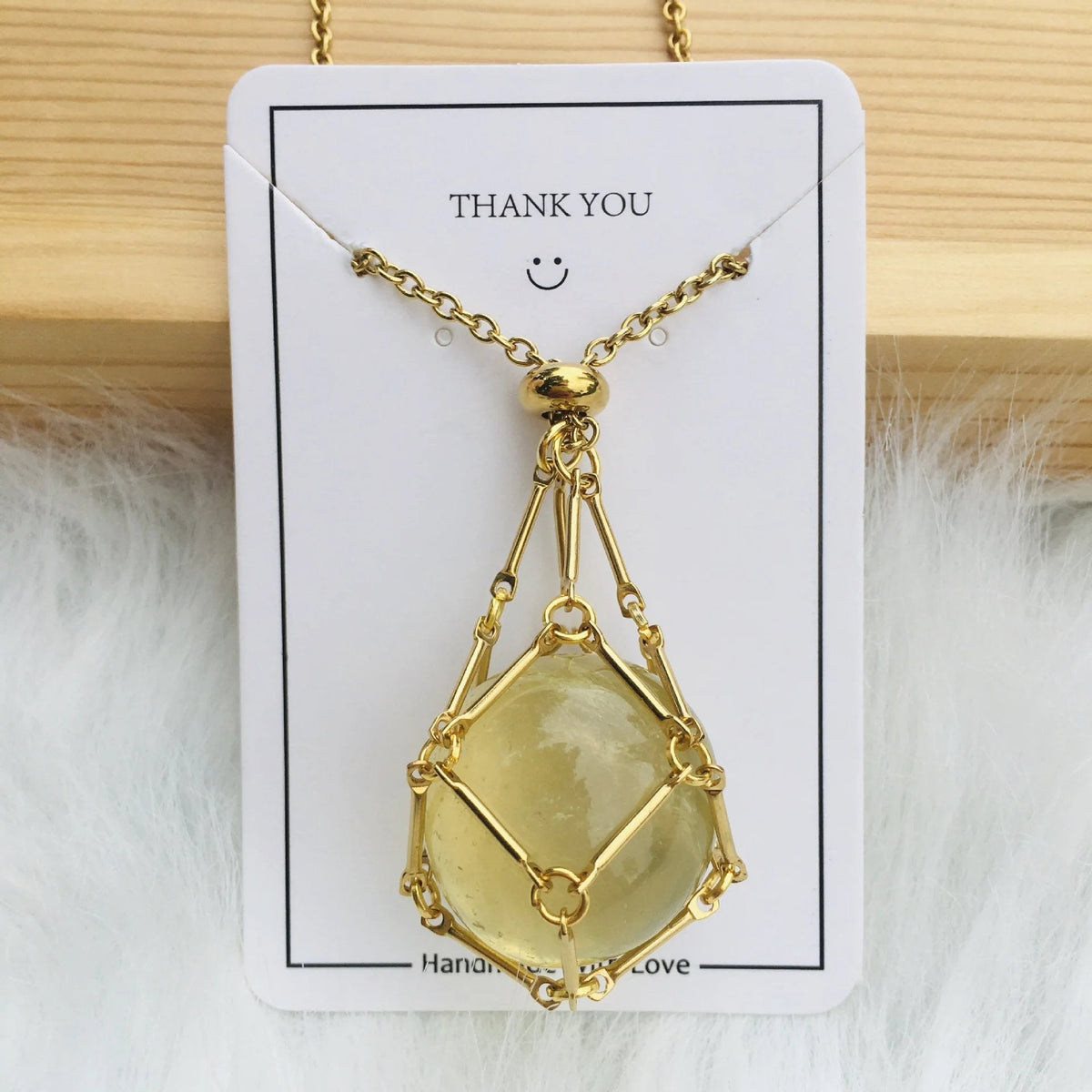 🔥Hot Sale 49% OFF - 2023 Crystal Stone Holder Necklace🎁