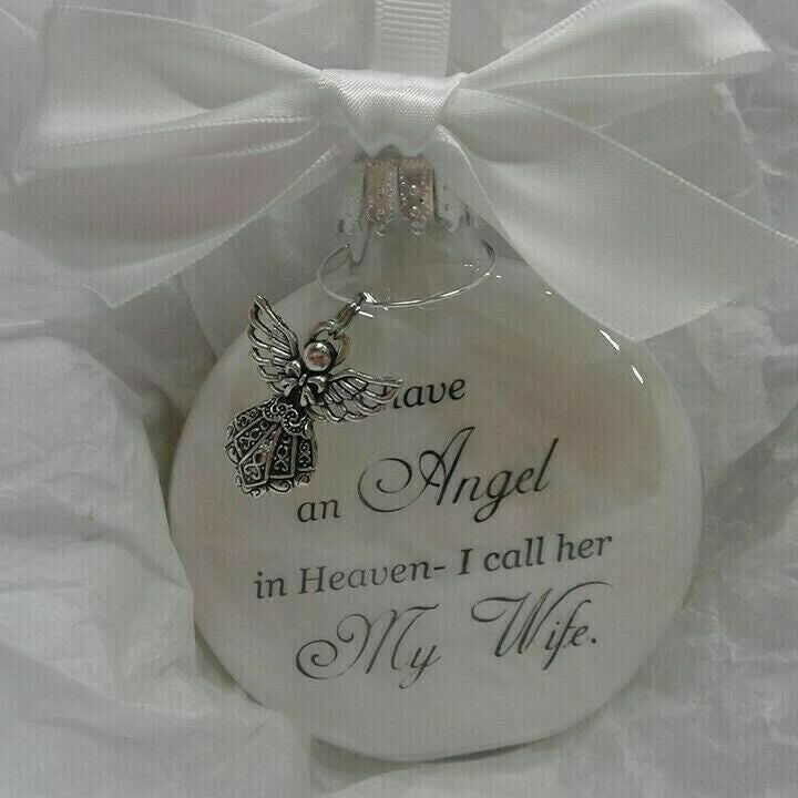 🎅Christmas Sale 55% OFF - Christmas Ornaments Feather Ball👼Angel In Heaven Memorial Ornament