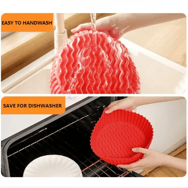 🎁New Year Hot Sale 50% OFF🎁Air Fryer Silicone Baking Tray🍟Buy 2 Get 1 Free&Free Shipping