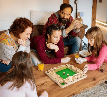 🎅 Christmas Sale 49% Off 🔥FUN FAMILY GAMES - Shut The Box Board Game 🎲